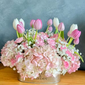 Charming Blossom Tin Flowers
