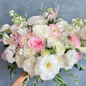 Blushing Ivory Bridal Bouquet