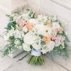 Peach Whisper Bridal Bouquet
